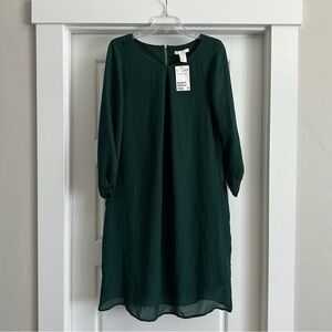 dark green dress h&m | Dresses | Deep Hm Select Sneaker Size:40 HR-exchange-only:2025-11-14_2025-12-03 Personalized Baby Girls 1st Green satin dress Lined at top.